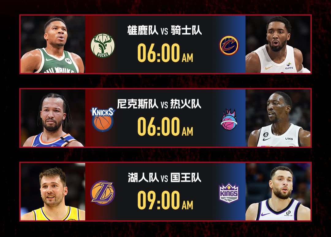Les temps forts de la NBA de demain : Un dialogue fort entre les meilleures équipes de la Conférence Est, l’équipe monocœur de Doncic défie les Kings