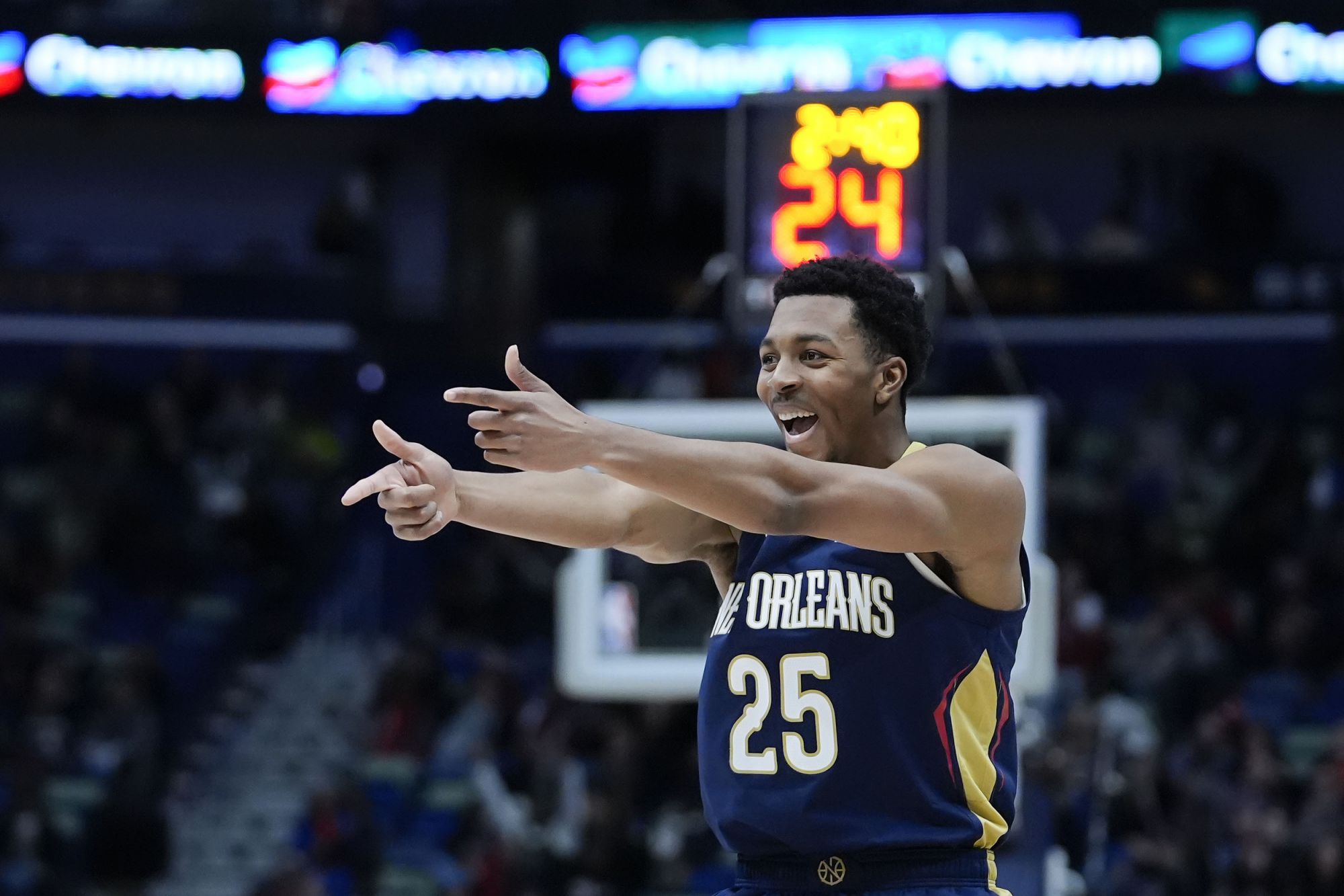 Le seul joueur des Pélicans à marquer à deux chiffres en mi-temps ! Murphy a marqué 22 points efficaces et a eu du mal à subvenir à ses besoins.