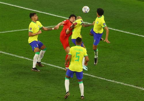 Brésil contre Corée du Sud