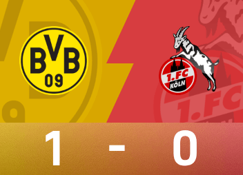 Rapport du match de Bundesliga : Skweber a réalisé des arrêts brillants à plusieurs reprises, le Bayer a réalisé le dernier tir dans les arrêts de jeu, Dortmund 1-0 Cologne