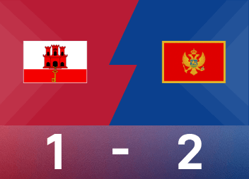 Rapport d'avant-première de la Coupe du monde : Adzic marque un coup franc et le Monténégro renverse Gibraltar 2-1